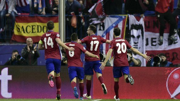 el atletico saco un triunfo de oro de local ante el bayern