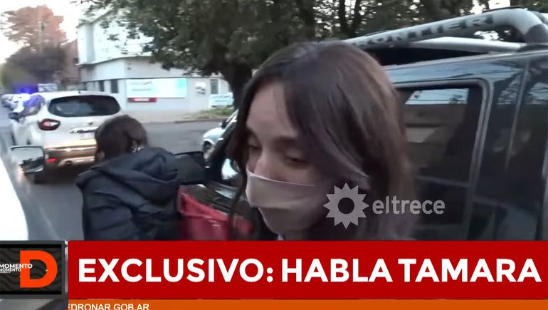 El silencio y malestar de Tamara Pettinato con los periodistas que la siguieron a la clínica psiquiátrica