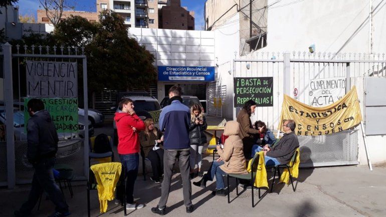 Trabajadores de ATE aseguran que sufren violencia laboral en Estadísticas y Censos