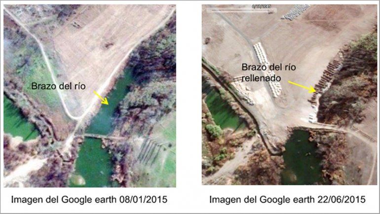Para desarrollar un loteo rompieron una defensa del río Neuquén