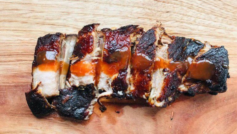 Cerdo: ribs con salsa agridulce