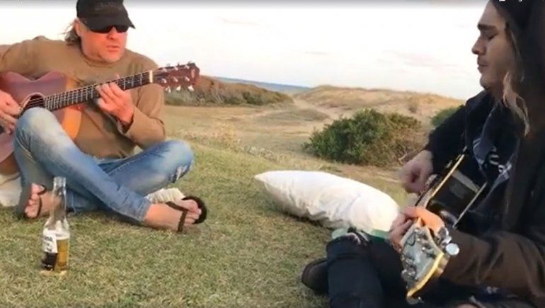 El Chizzo y Airbag zapan juntos en Punta del Este