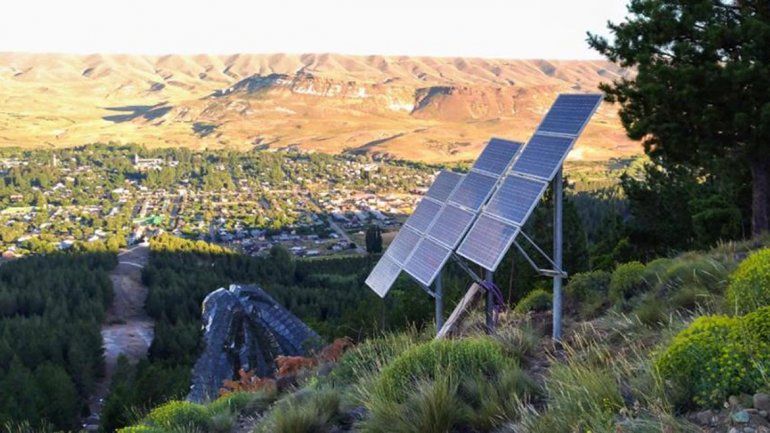 En diciembre se instalaron los paneles para iluminar el Cristo Luz.&nbsp;