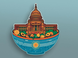 Una ensalada de Carnaval, con el Congreso como principal ingrediente / Ilustración generada con IA Una ensalada de Carnaval, con el Congreso como principal ingrediente / Ilustración generada con IA