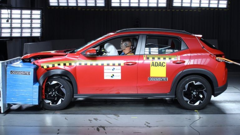 El crash test con el Volkswagen Tera