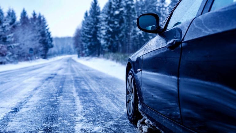 Hay que tener recaudos cuando se maneja en la nieve. 