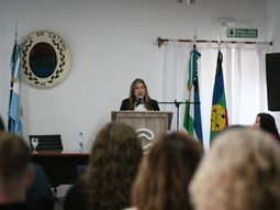 La intendenta de la localidad rionegrina abrió las sesiones con un mensaje que busca unir a toda la comunidad. Foto: Municipalidad de Catriel. La intendenta de la localidad rionegrina abrió las sesiones con un mensaje que busca unir a toda la comunidad. Foto: Municipalidad de Catriel.