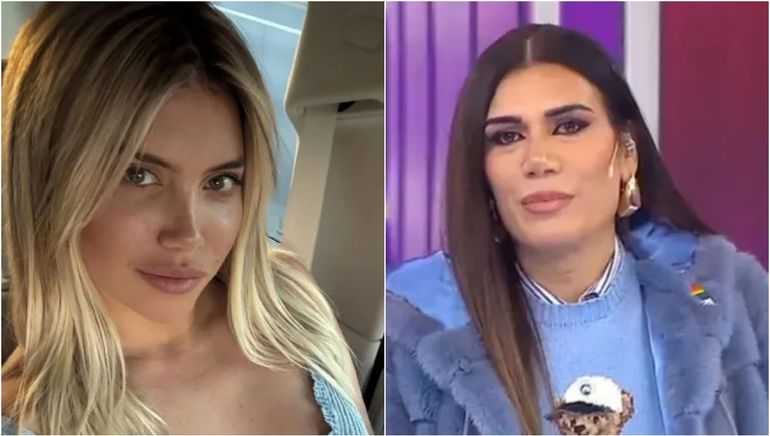 Wanda Nara y Flor de la V