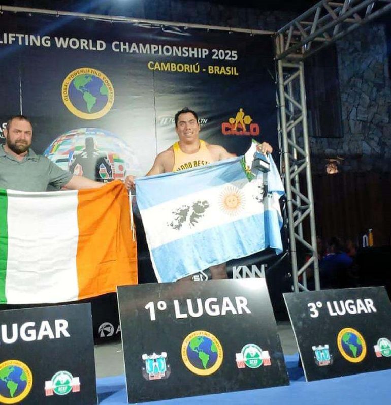 Octavo título mundial para el neuquino Mansilla en levantamiento de pesas