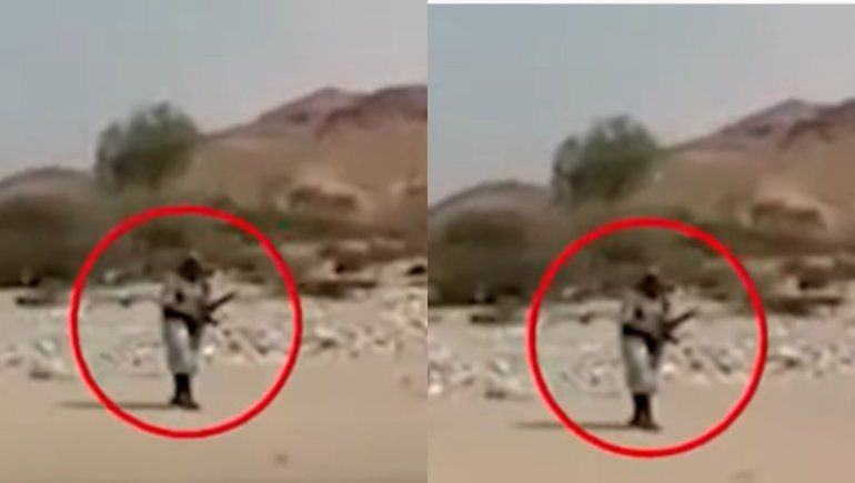 YouTube: un árbitro usó un fúsil AK-47 como silbato