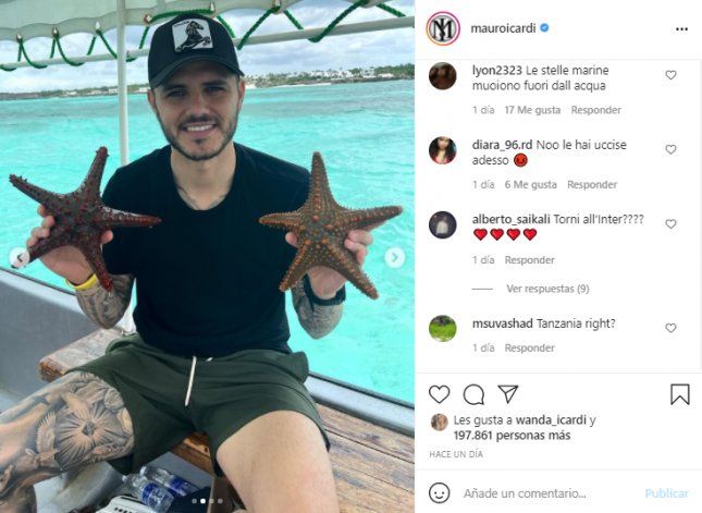 Instagram: Wanda Nara y Mauro Icardi repudiados por una fotografía de sus vacaciones