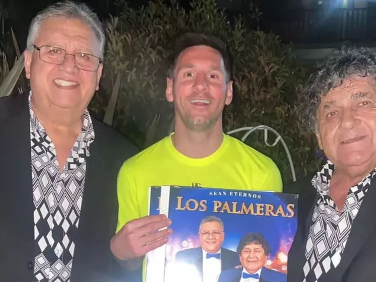 Luego de tener contacto con Messi, Los Palmeras se hisoparon