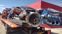 autos destrozados y pilotos heridos: el palo durisimo entre carinelli y mazzacane en el calafate