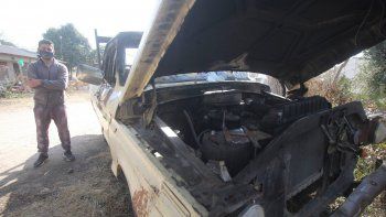 cordoba: queman la camioneta a un sospechoso de covid-19 cordoba: queman la camioneta a un sospechoso de covid-19