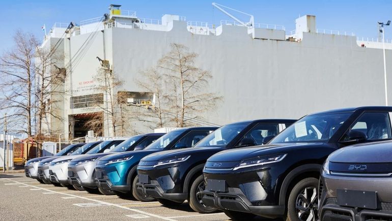 BYD ya desembarcó en Argentina con tres modelos.
