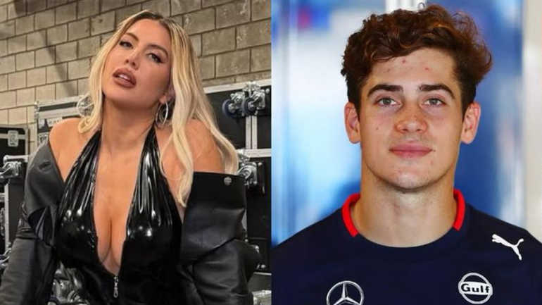 Franco Colapinto y el guiño a Wanda Nara