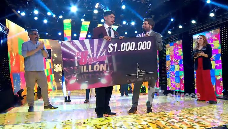 ¿Quién es el roquense que ganó un millón en Los 8 escalones y emocionó a todos?