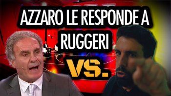 azzaro a ruggeri: sos un cagon, payaso mediatico, deportivo billete azzaro a ruggeri: sos un cagon, payaso mediatico, deportivo billete