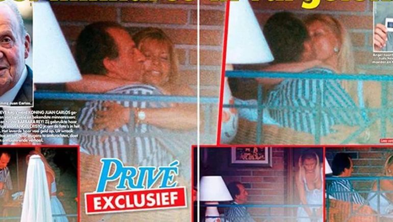 Las polémicas fotos del Rey junto a su amante. Las polémicas fotos del Rey junto a su amante.
