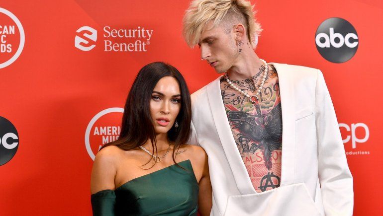 Megan Fox y Machine Gun Kelly en su primera aparición juntos