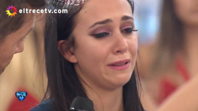 La actriz lloró en cámara luego de las críticas del jurado.