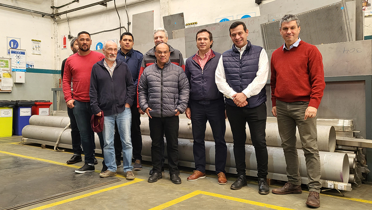 Supervisan una obra para potabilizar agua en Añelo