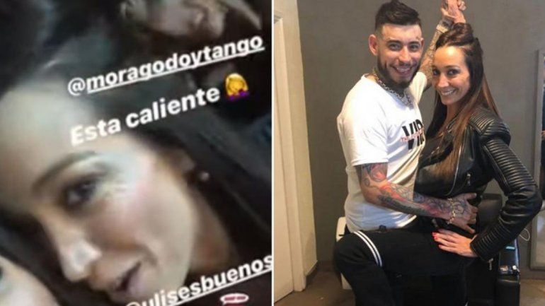 Mora Godoy loca de amor por Ulises Bueno: Se metió en el camarín y le dio su número de teléfono