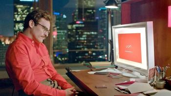 Joaquin Phoenix, protagonista de la película Her. Joaquin Phoenix, protagonista de la película Her.