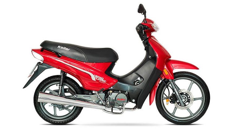 Keller Crono Classic 110, una de las motos más vendidas en Argentina. Foto: Keller Keller Crono Classic 110, una de las motos más vendidas en Argentina. Foto: Keller