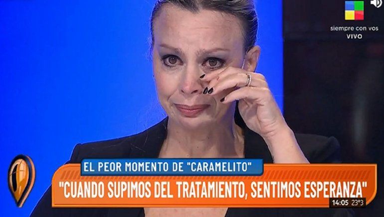 El llanto de Caramelito por la salud de su hermano