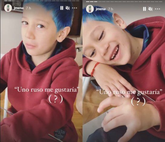 El hijo de Jimena Barón reveló qué requisito quiere que tenga el próximo novio de su madre