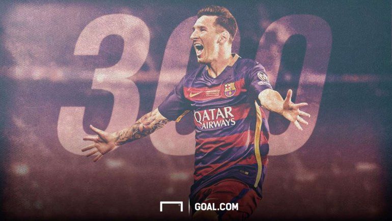 Messi llega a las 300 asistencias en toda su carrera