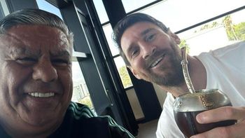 ¿asi o mas argentos?: el encuentro entre lionel messi y chiqui tapia en medio del mundial de clubes