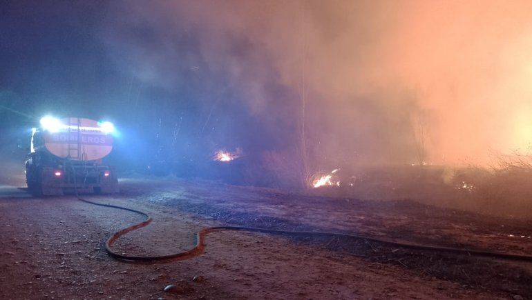 El viento provocó dos incendios: se quemaron ocho hectáreas de chacras productivas