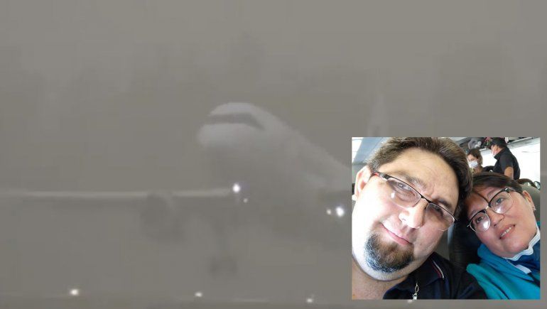 Iba en el avión que no pudo aterrizar: Me pasó todo por la cabeza