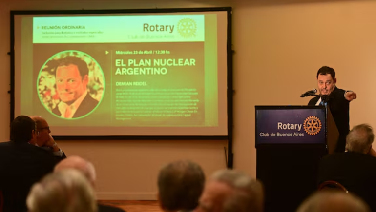 Demian Reidel era el jefe de gabinete de asesores de Milei