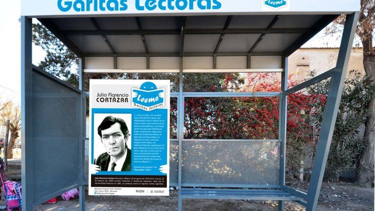 Las garitas ofrecerán textos de grandes autores de la literatura nacional.