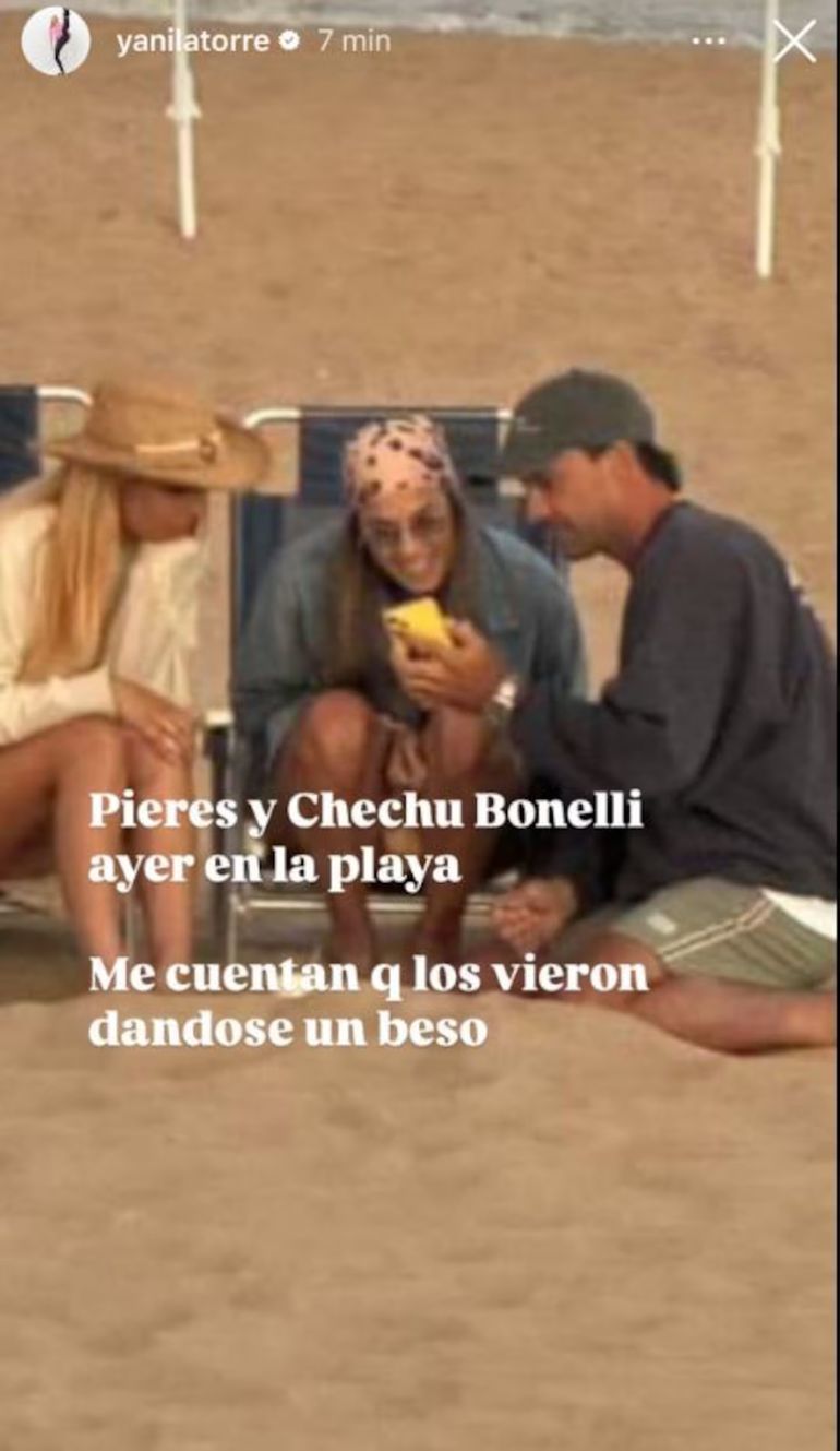 Chechu y Polito fueron vistos en la playa.