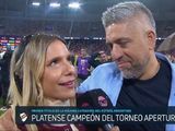 El polémico video del presidente de Platense abrazado a una periodista que se volvió viral