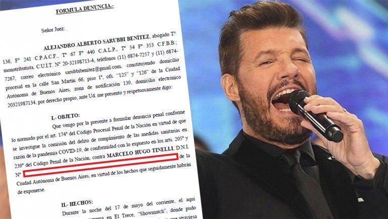 La denuncia de un abogado contra Tinelli, que pone contra las cuerdas a Showmatch