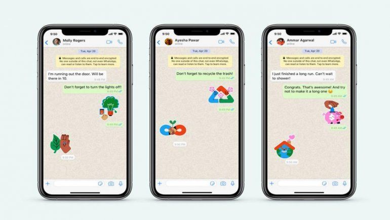 WhatsApp: así podés descargar los nuevos stickers del Día de la Tierra