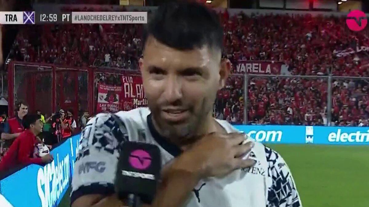 El mal momento del Kun Agüero en la noche del Rey de Independiente thumbnail