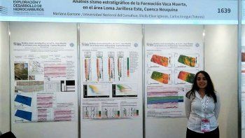 una estudiante de la unco, premiada por su trabajo en geologia una estudiante de la unco, premiada por su trabajo en geologia