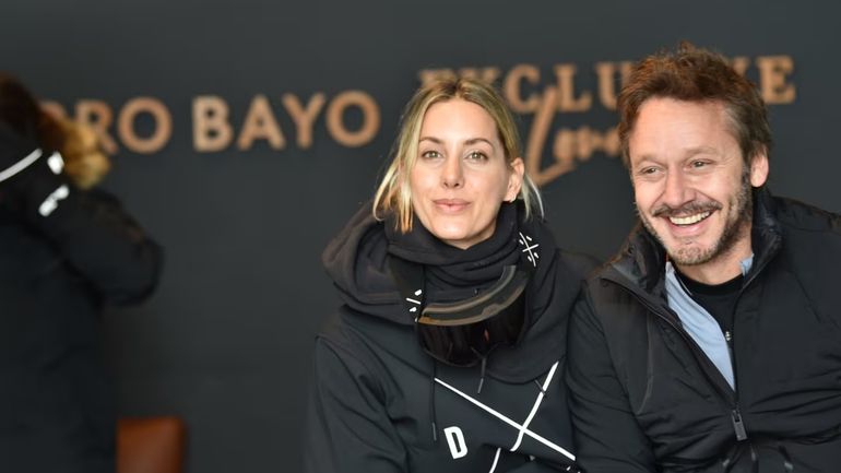 Benjamín Vicuña y su novia Anita Espasandín