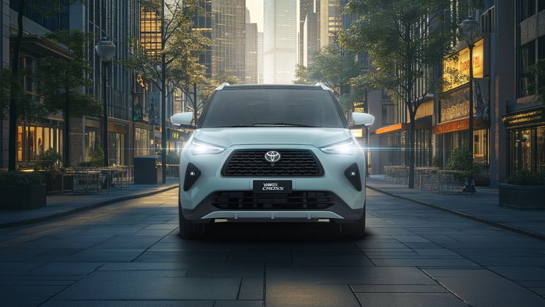 La imagen oficial de Toyota que anticipó la llegada del Yaris Cross en febrero.