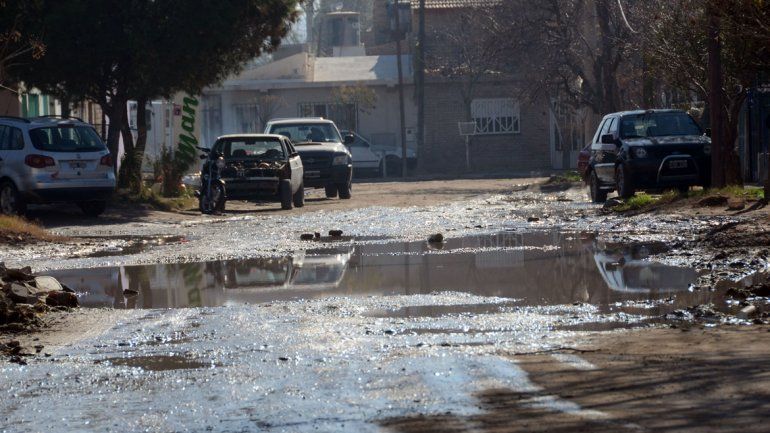 Ríos de agua por las calles