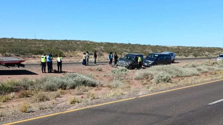 Choque y vuelco en Autovía Norte: dos personas fueron hospitalizadas