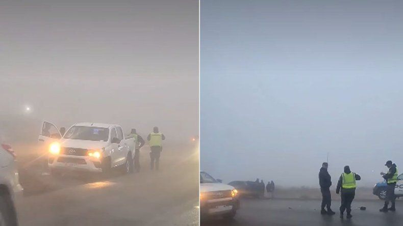 Choque múltiple en la Autovía Norte entre una camioneta, un auto y una moto | LM Neuquen Choque múltiple en la Autovía Norte entre una camioneta, un auto y una moto