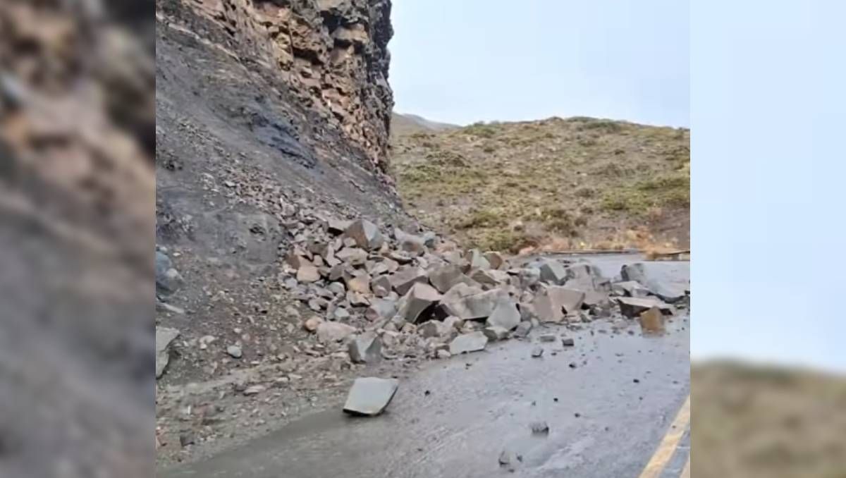 Se desmoronaron rocas sobre la ruta 43: piden precaución para circular por el norte neuquino