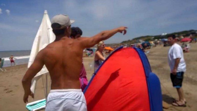 Fue en Mar del Plata. De un balneario decían que el lugar era privado.